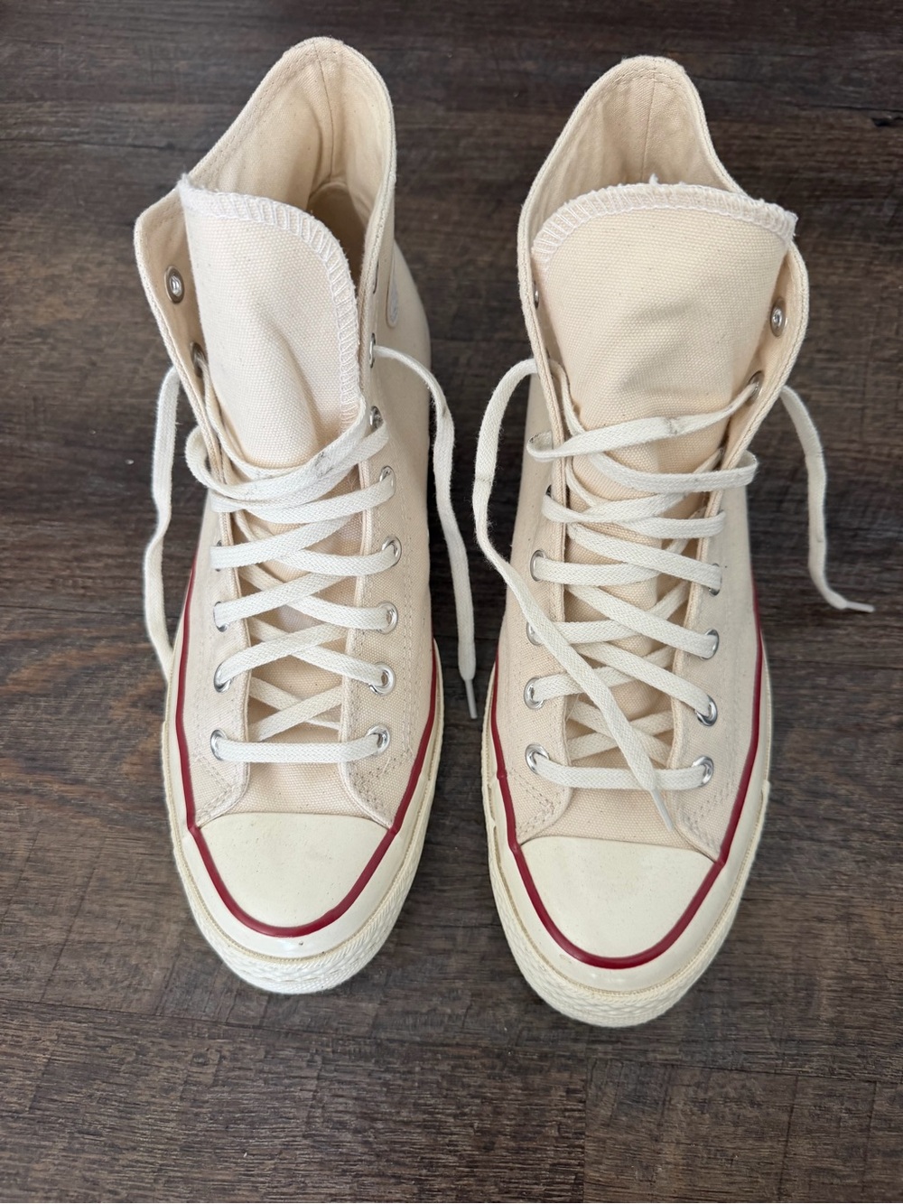 Converse Chuck 70 High Top Parchment Men's 9 Women's 11 Canvas Sneakers